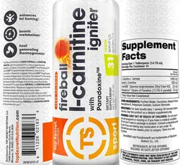 Label for Fireball L-Carnitine Igniter Apple