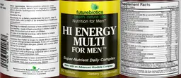 Label for Hi Energy Multi for Men