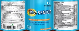 Label for M.V. Senior