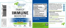 Label for Family Immune Booster