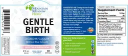 Label for Gentle Birth