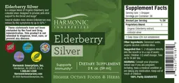 Label for Elderberry Silver