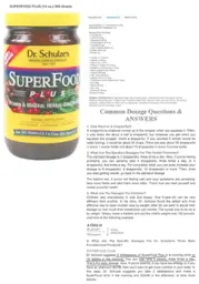 Label for SuperFood Plus