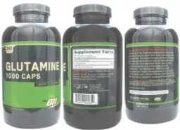 Label for Glutamine 1000 Caps