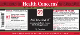 Label for Astra Isatis