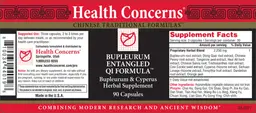 Label for Bupleurum Entagled Qi Formula
