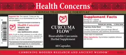 Label for Curcuma Flow