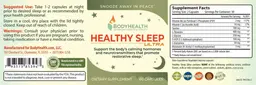 Label for Healthy Sleep Ultra