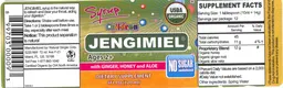 Label for Children Jengimiel Syrup with Ginger, Honey and Aloe no Sugar Added