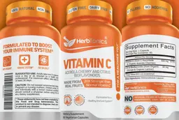 Label for Vitamin C