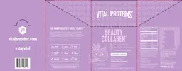 Label for Beauty Collagen 12 g Lavender Lemon