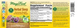 Label for Herbal Sleep