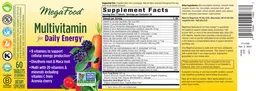 Label for Multivitamin for Daily Energy