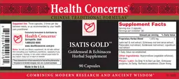 Label for Isatis Gold