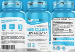 Label for Multi-Collagen + Turmeric Complex
