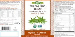 Organic Hemp Powder Protein & Fiber
