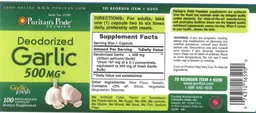 Deodorized Garlic 500 mg