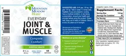 Label for Everyday Joint & Muscle