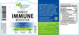 Label for Family Immune Booster