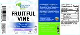 Label for Fruitful Vine