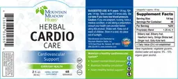 Label for Herbal Cardio Care