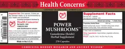 Label for Power Mushrooms