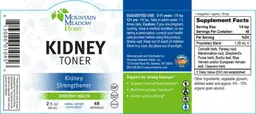 Label for Kidney Toner