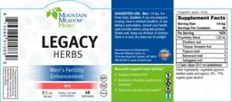 Label for Legacy Herbs