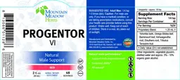 Label for Progentor VI