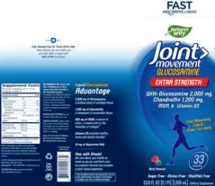 Label for Joint Movement Glucosamine Extra Strength Berry Flavored