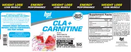 Label for CLA + Carnitine Watermelon Freeze