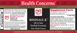 Label for Resinall K