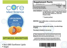Label for Liposomal Iron