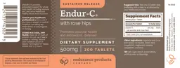 Label for Endur-C 500 mg