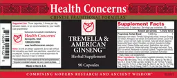 Label for Tremella & American Ginseng
