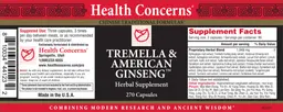 Label for Tremella & American Ginseng