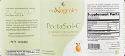 Label for PectaSol-C