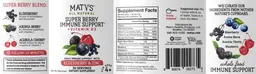 Label for Super Berry Immune Support