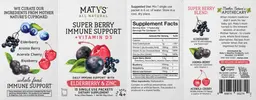 Label for Super Berry Immune Support