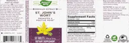 Label for St. John's Wort 450 mg