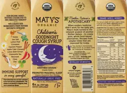 Organic Children's Goodnight Cough Syrup
