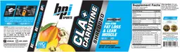 Label for CLA + Carnitine Shredded Tropical Mango