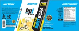 Label for Best BCAA Lemonade