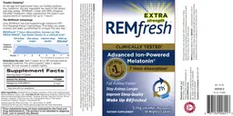 Label for REMfresh Extra Strength