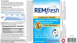 Label for REMfresh LITE