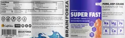 Label for Super Fast Unflavored