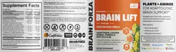 Label for Brain Lift Natural Strawberry