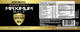 Label for Maximum Male