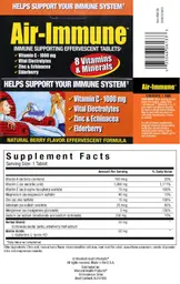 Label for Air-Immune Natural Berry Flavor