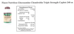 Label for Glucosamine Chondroitin